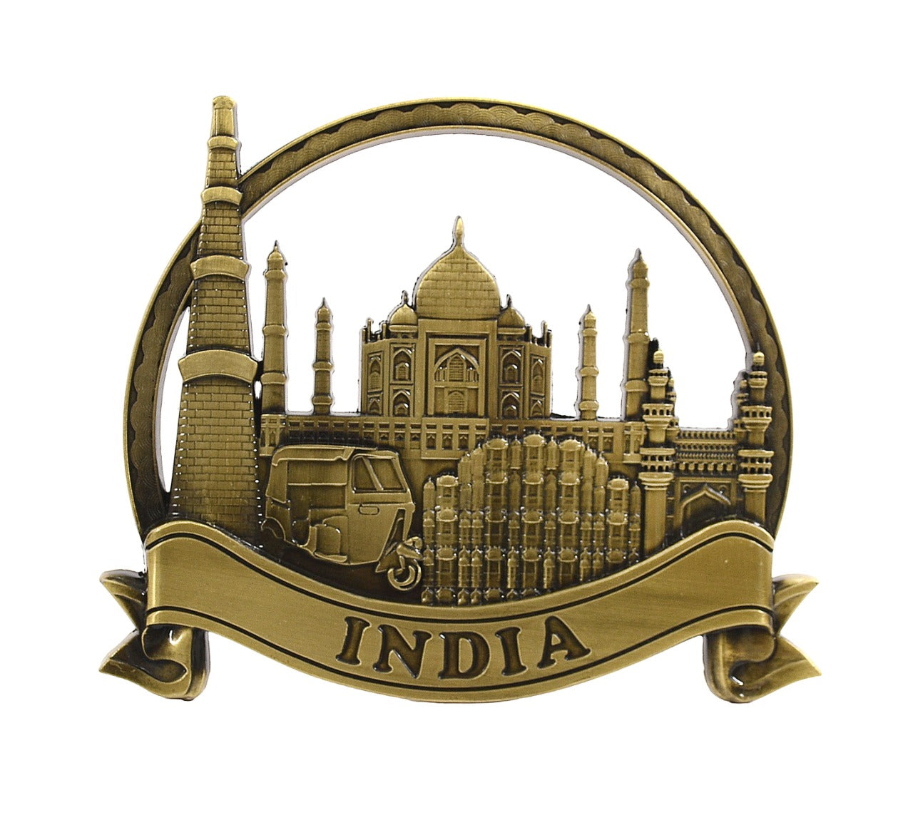 Metal Taj Mahal Plate image 0