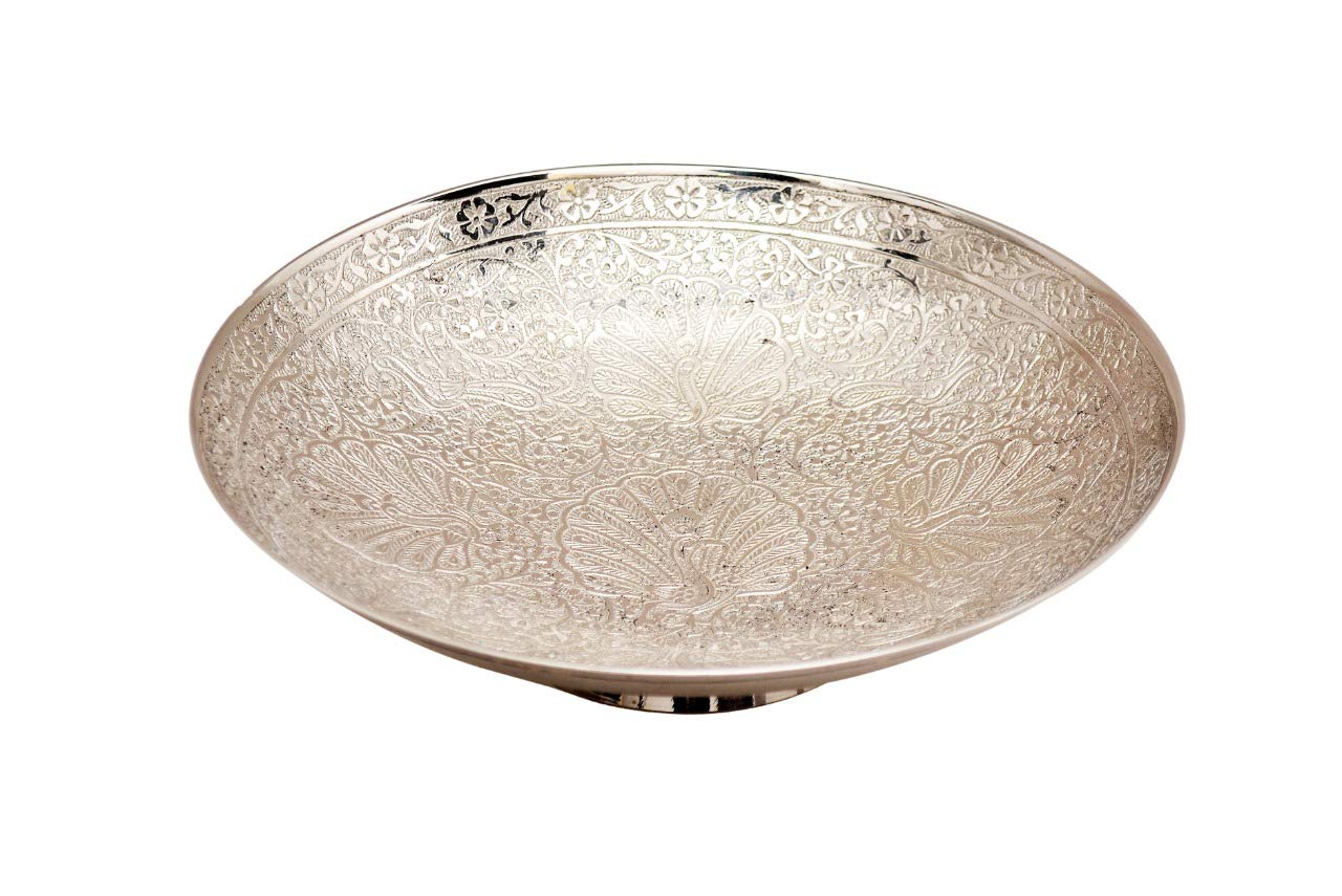 Brass Fruit Bowl 9" image 0