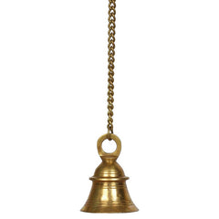 Brass Hanging Bells with Chain image 0