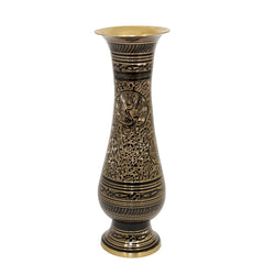 Brass Flower Vase 10" image 0
