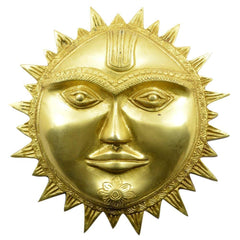 Brass Surya Wall Hanging image 0
