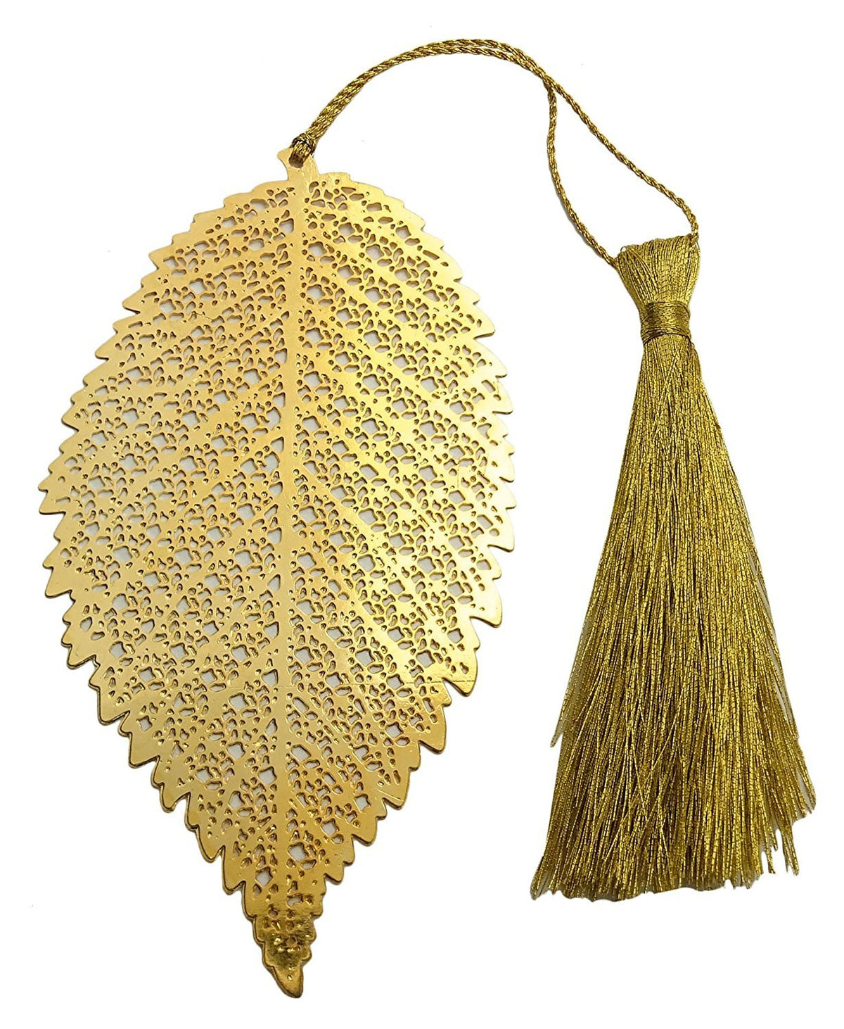 Brass Bookmark-Leaf image 0