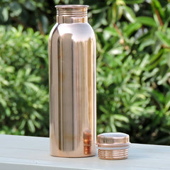 Copper Bottle Plain-1Litre image 0