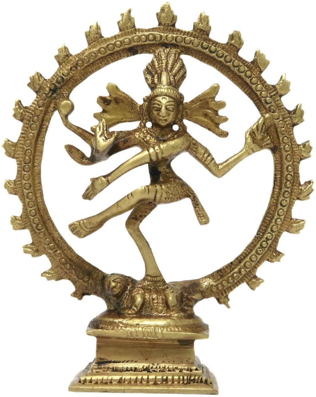 Brass Natraj Dancing Shiva 5" image 0