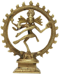 Brass Natraj Dancing Shiva 5" image 0