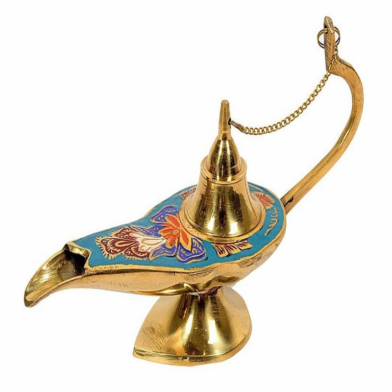Brass Alladin Chirag Lamp 4" image 0