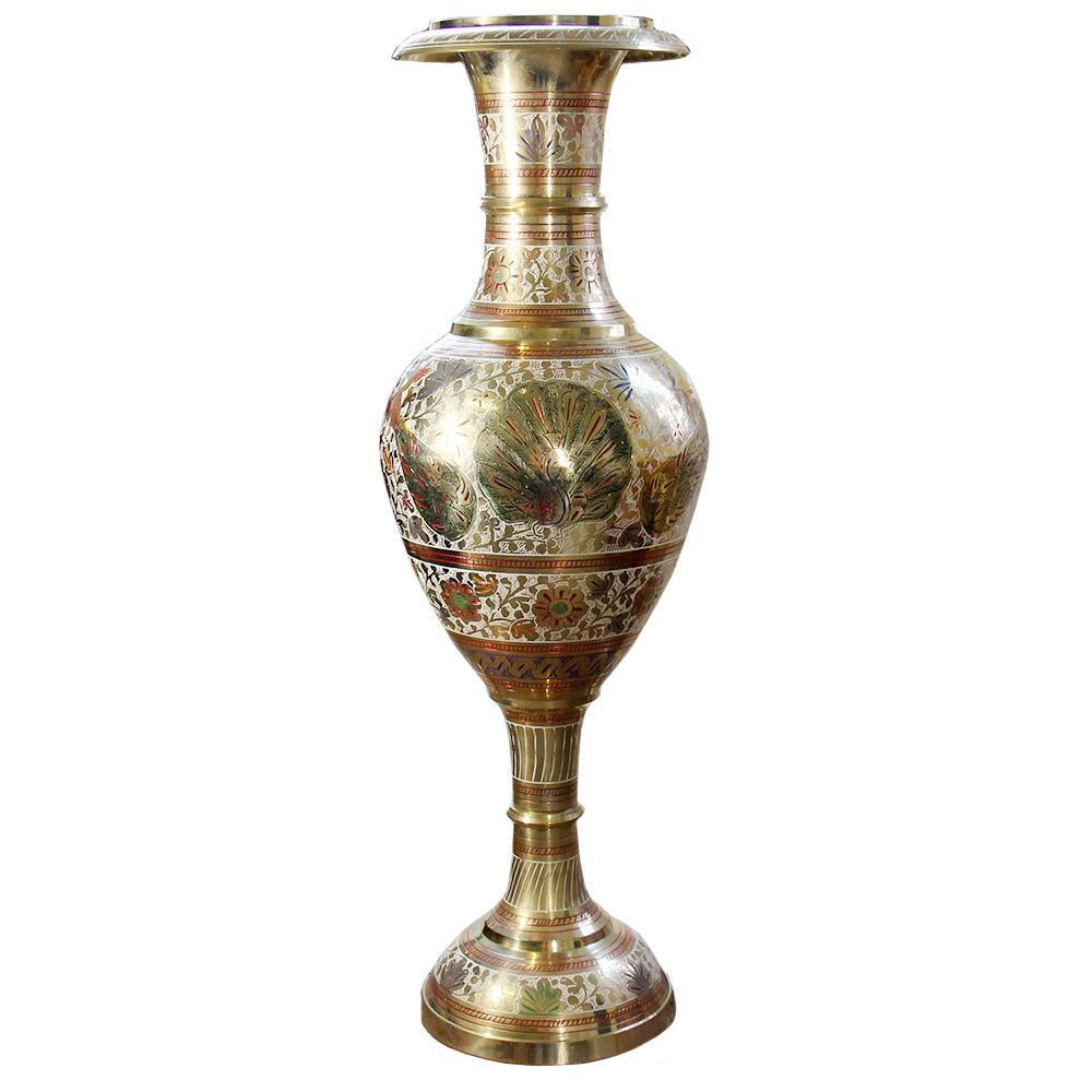 Brass Flower Vase 30" image 0