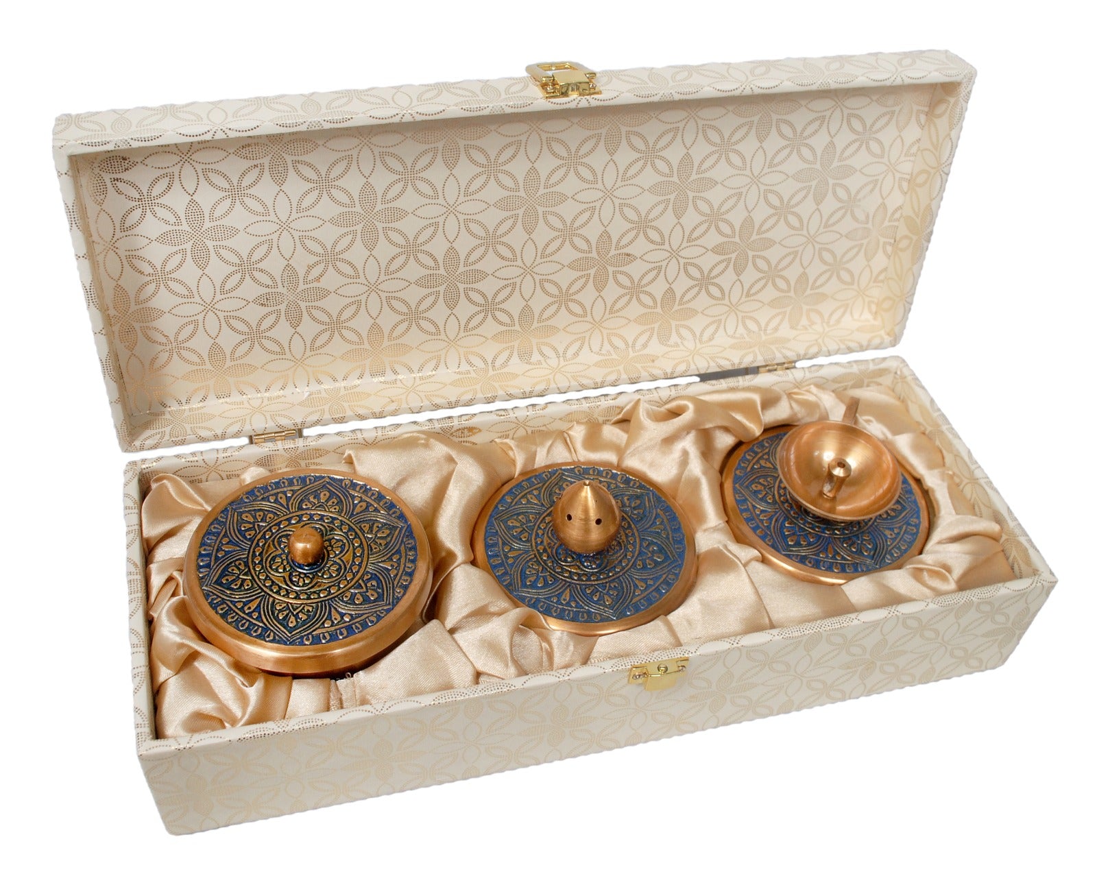 Brass Puja Combo Set with Box image 1