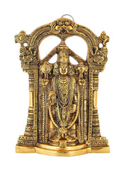Metal Tirupati Balaji Figure for Wall, Sri Venkateswara Idol image 0