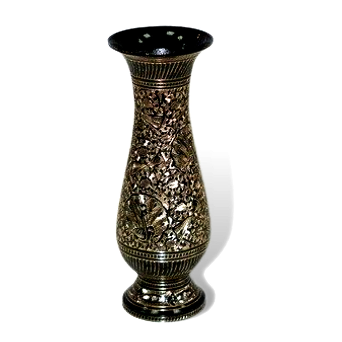 Brass Flower Vase 6" image 0