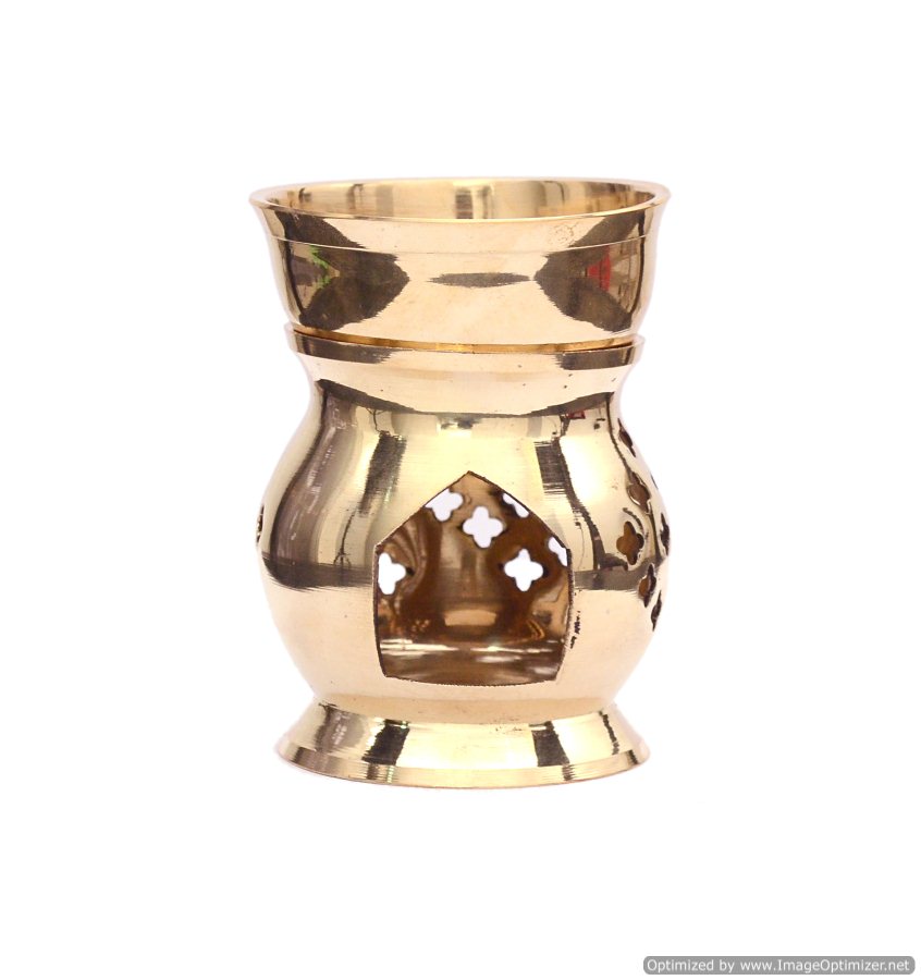 Brass Aroma Lamp Oil Burner  image 0
